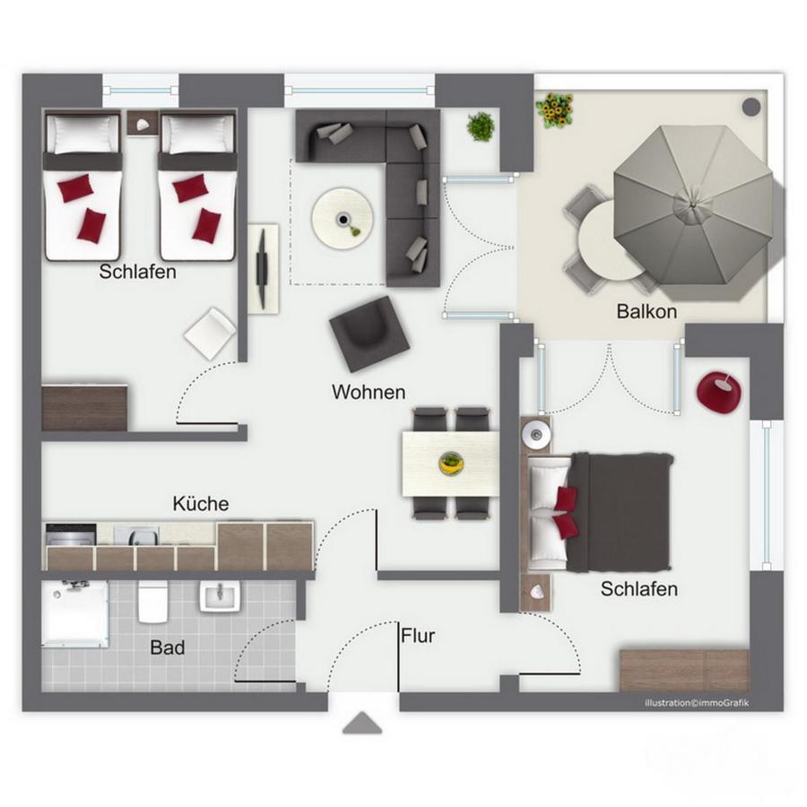 Duenenblick Wohnung 09 ボルテンハーゲン エクステリア 写真